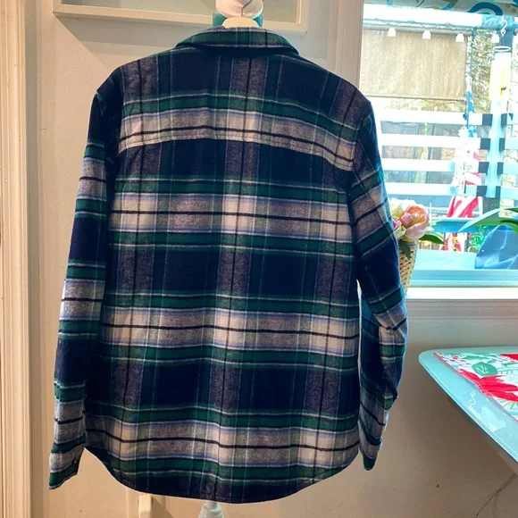 GAP-Plaid Quilted Shirt Jacket🎄